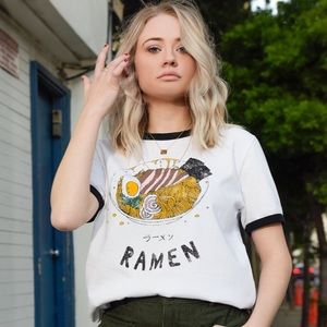 *BRAND NEW* Azalea ramen ringer t-shirt